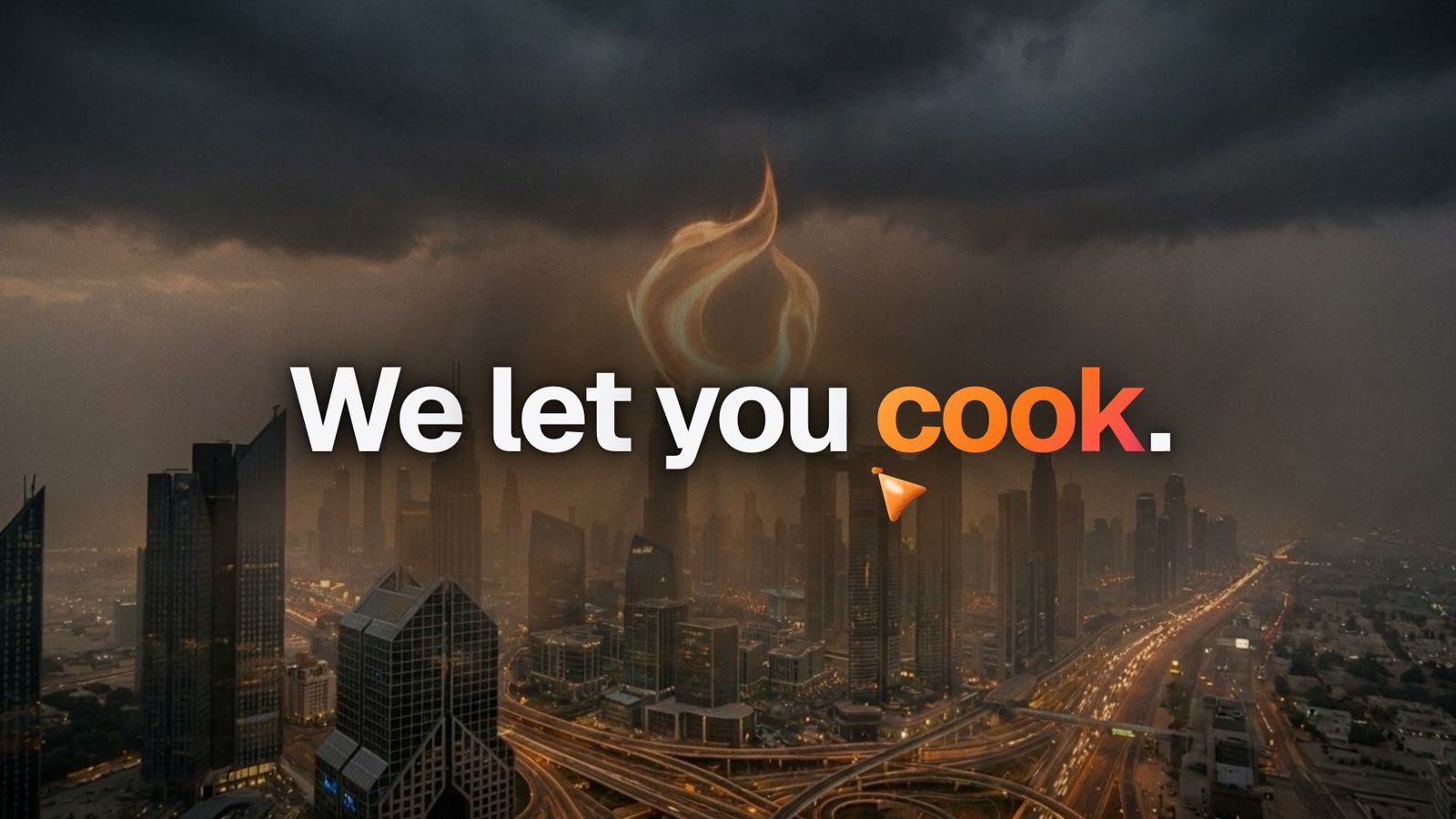 We let you cook.